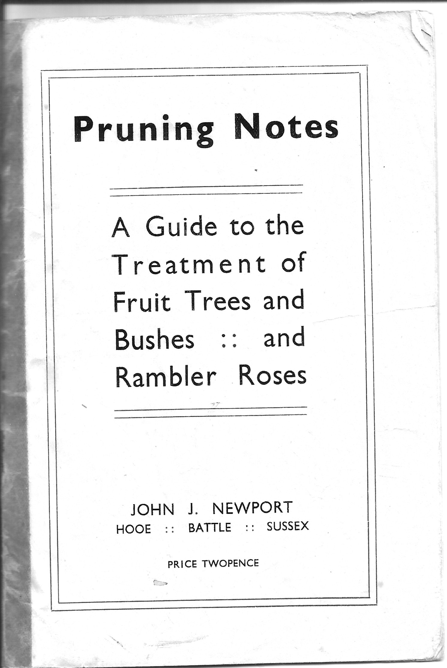 Pruning Notes